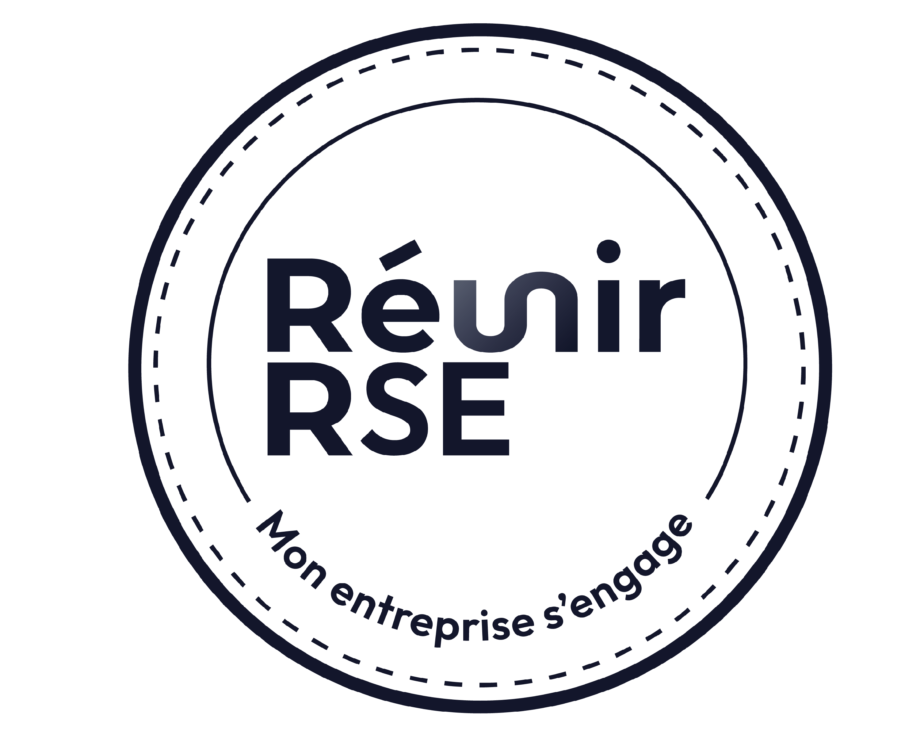 Logo Réunir RSE, mon entreprise s’engage
